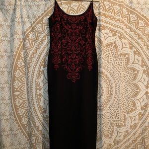 Beaded strap classy fitting gown